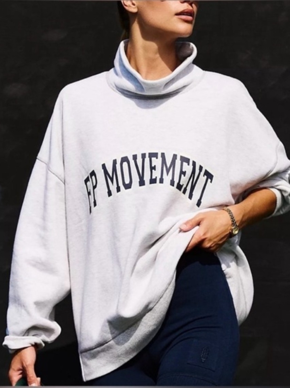 FP Movement Victory Pullover NWOT - Heather Gray